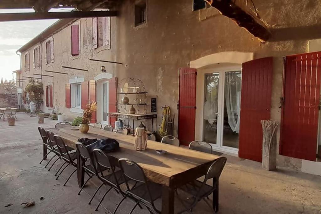 Chambre D'Hotes Manon - Domaine Les Peupliers - Lagnes Exterior photo